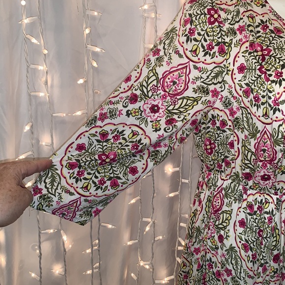 TORRID ⭐️ Ivory Floral Print Challis Skater Mini Dress - Picture 6 of 11